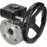 Robinet à boisseau sphérique en acier inoxydable Elephant kchmfp_ham, matériau du corps - acier inoxydable AISI 316, matériau de la bille - acier inoxydable AISI 316, joint - PTFE, commande par poignée