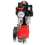 Ball valves Elephant BV3232P-SP-3L-T 3-way L-type, threaded, standard bore, stainless steel body. steel SS316, seal - PTFE, with pneumatic drive Elephant PA-SA 052-105 pneumatic distributor 4M310-08 220V ATU AFC2000 APL-510N-EX