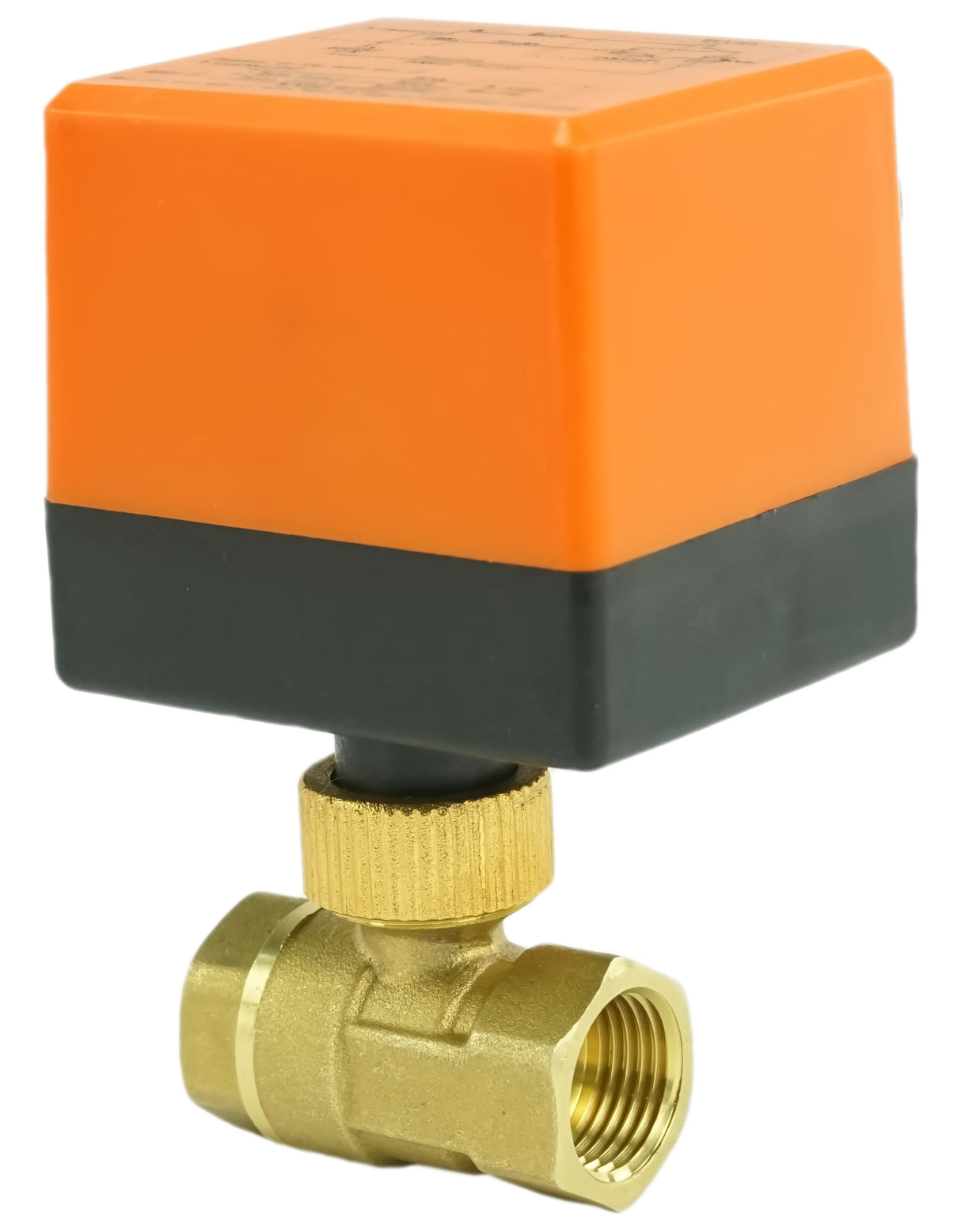 Robinet à boisseau sphérique en laiton à orifice standard fileté Elephant BV0030NP-SP-T-ED PN16 avec commande électrique 220VAC sans interrupteurs de fin de course