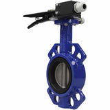 Water Butterfly Valve Elephant WCB-316L-EPDM body material - Carbon steel WCB, disk material - Stainless steel aisi 316l, seal - EPDM with handle, two limit switches LS-103 250V and a bracket for mounting limit switches