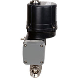 Ball valves Elephant BV3232P(2pc)-FP-T-ISO-H full bore, threaded, female thread, body - 316 stainless steel, sealing - PTFE, with electric quarter turn actuator Elephant QTSA-N-EM-O0-220VAC