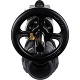 Ball valves Elephant BV4242E-FP-GRM-ISO, body material - UPVC, ball material - UPVC, seal - EPDM, with pneumatic actuator double action PA-DA-105-1