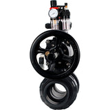 Ball valves Elephant BV4242E-FP-GRM-ISO, body material - UPVC, ball material - UPVC, seal - EPDM, with pneumatic actuator double action PA-DA-105-1, pneumatic distributor 4M310-08 220V, LSU APL-210N and ATU AFC2000