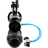 Ball valves Elephant BV4242E-FP-GRM-ISO, body material - UPVC, ball material - UPVC, seal - EPDM, with pneumatic actuator double action PA-DA-105-1, pneumatic distributor 4V320-10 220V and ATU AFC2000