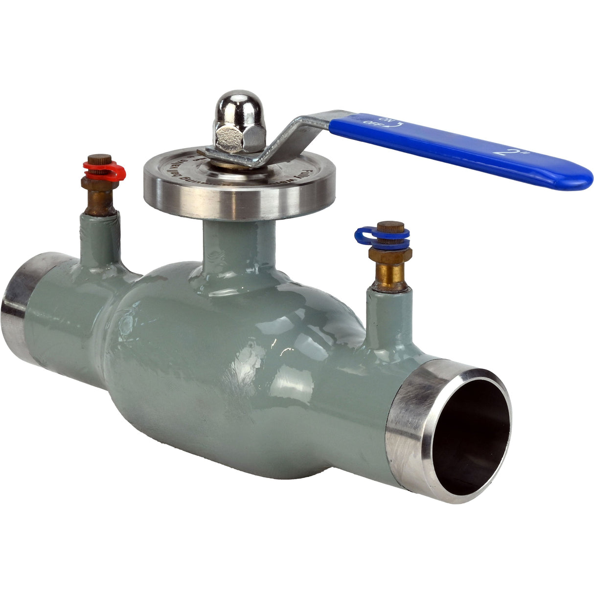 Vannes à boisseau sphérique de contrôle Elephant BVR3232P(1pc)-SP-WH en acier inoxydable 316, alésage standard, soudées, avec poignée, avec embouts