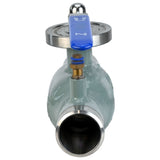 Vannes à boisseau sphérique de contrôle Elephant BVR3232P(1pc)-SP-WH en acier inoxydable 316, alésage standard, soudées, avec poignée, avec embouts
