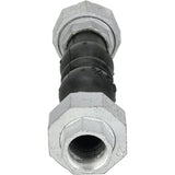 Compensateurs en caoutchouc Elephant CR-N17-T PN16, insert en caoutchouc (corps) - NBR, type de raccordement - fileté, matériau de l'élément fileté - fonte galvanisée