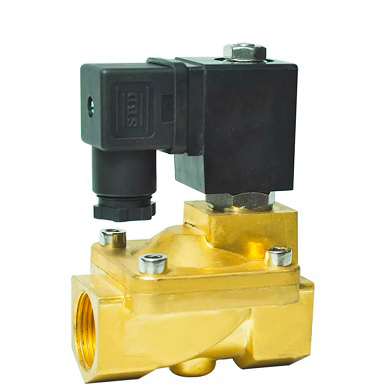 Électrovanne électrique à deux voies à action indirecte normalement ouverte Elephant DHD31-NO VITON G 0543 24V, matériau du corps - laiton, joint - Viton