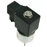 Électrovanne électrique à deux voies normalement ouverte à action directe Elephant DHF11-НО PTFE VITON G 110/220V, matériau du corps - PTFE, joint - Viton