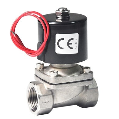 Électrovanne électrique à action directe à deux voies normalement fermée Elephant DW11-S EPDM G 110/220V, matériau du corps - acier inoxydable AISI 304, joint - EPDM