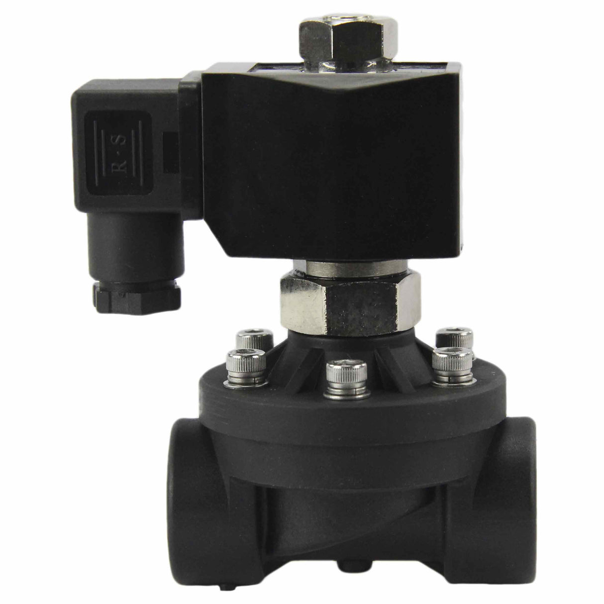 Électrovanne électrique à action semi-directe à deux voies normalement ouverte Elephant DW-51-NO EPDM G 110/220V, matériau du corps - Nylon 66, joint - EPDM