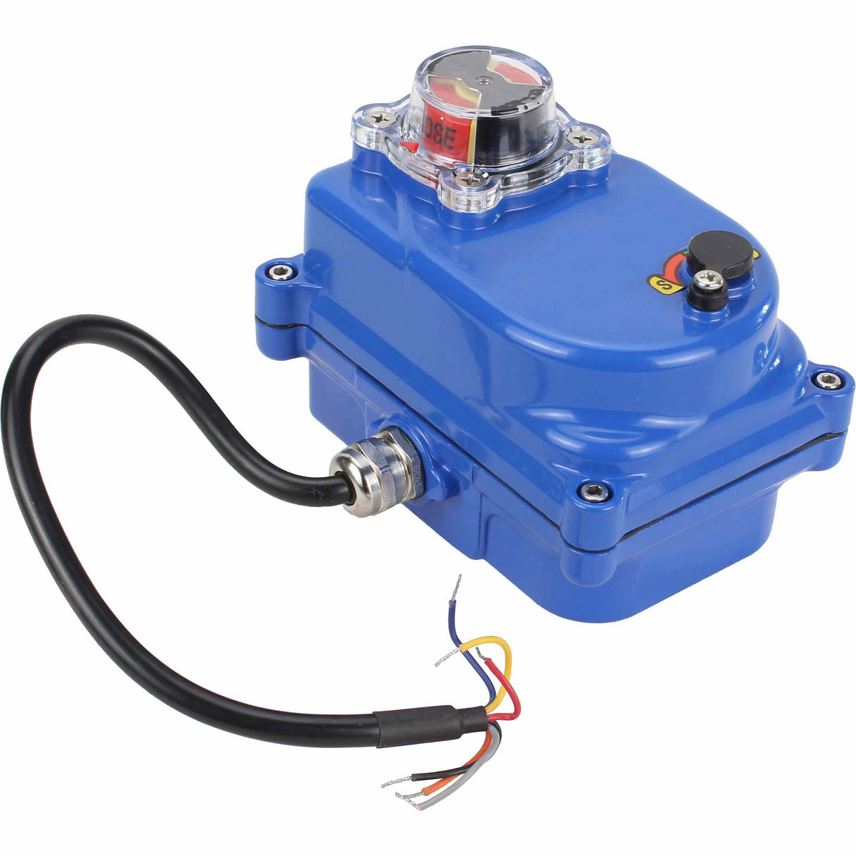 Actionneur électrique quart de tour Elephant 003 bleu 12 V