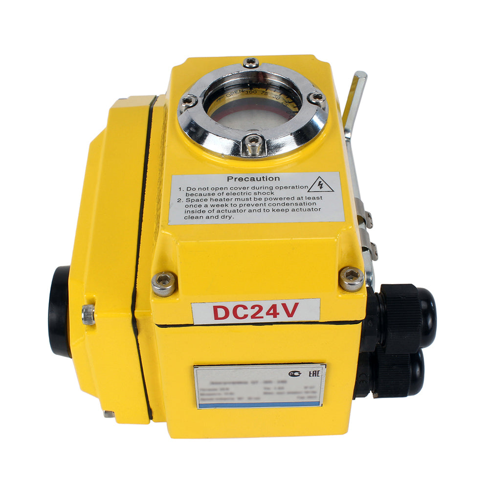 Actionneur électrique quart de tour Elephant 005-040 110/220V avec capteur de retour et signal de commande d'entrée 4-20 mA