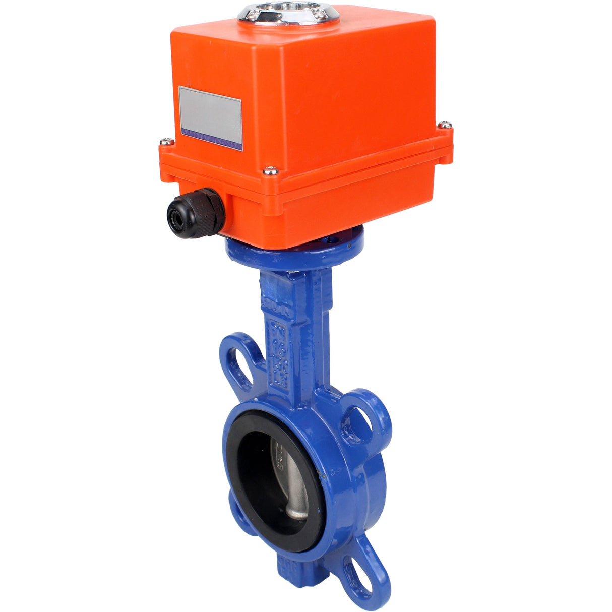 Vanne papillon d'eau Elephant GGG50-316L-EPDM matériau du corps - fonte GGG50, matériau du disque - acier inoxydable 316L, joint - EPDM avec actionneur électrique Elephant 220V