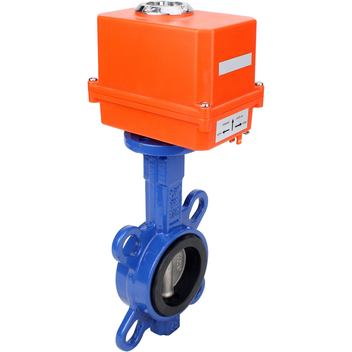 Vanne papillon d'eau Elephant GGG50-316L-EPDM matériau du corps - fonte GGG50, matériau du disque - acier inoxydable 316L, joint - EPDM avec actionneur électrique Elephant 220V