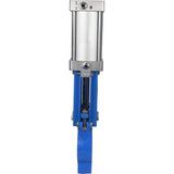 Gate valves Elephant GVKR1331E-1W-Fb-2P-WENZ PN16 unidirectional, interflanged, spindle - extendable, body - cast iron GGG40, gate - stainless steel 304, seal - EPDM, pneumatically actuated, WENZ