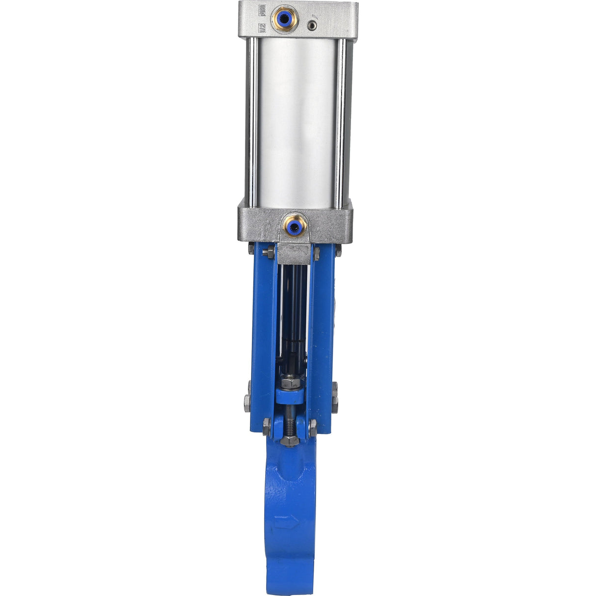 Gate valves Elephant GVKR1331E-1W-Fb-2P-WENZ PN10 unidirectional, interflanged, spindle - extendable, body - cast iron GGG40, gate - stainless steel 304, seal - EPDM, pneumatically actuated, WENZ