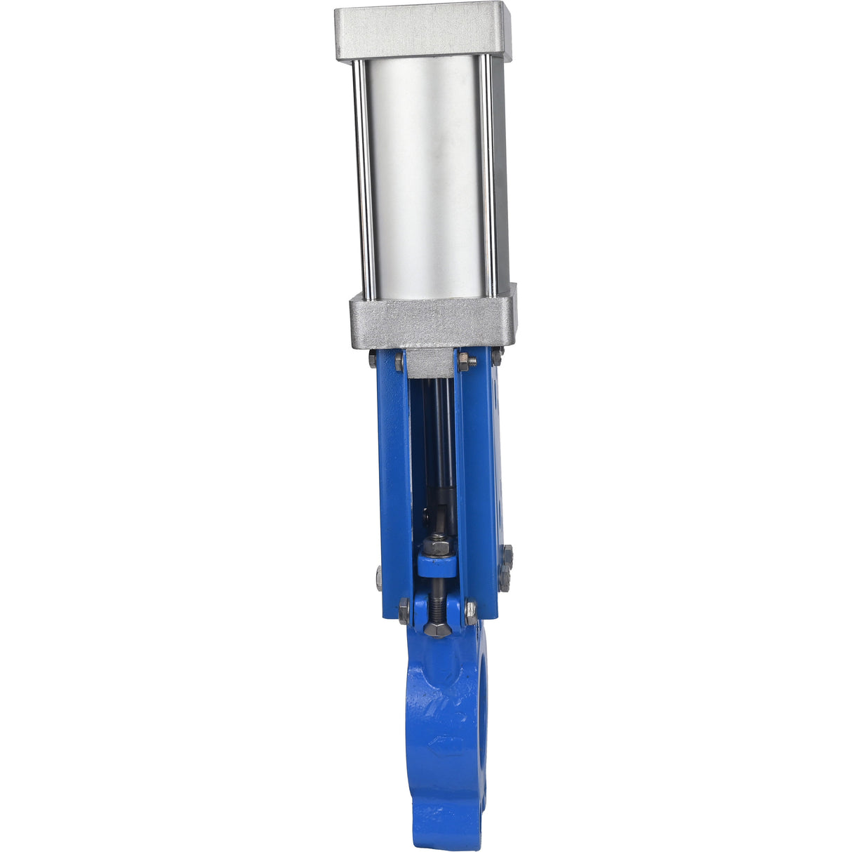 Gate valves Elephant GVKR1331E-1W-Fb-2P-WENZ PN16 unidirectional, interflanged, spindle - extendable, body - cast iron GGG40, gate - stainless steel 304, seal - EPDM, pneumatically actuated, WENZ