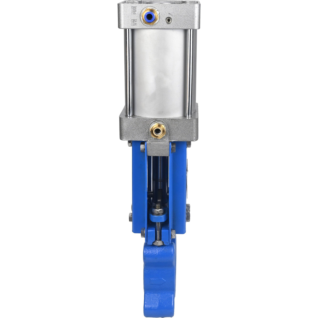 Gate valves Elephant GVKR1331M-1W-Fb-2P-WENZ PN6 unidirectional, interflanged, spindle - extendable, body - cast iron GGG40, gate - stainless steel 304, seal - EPDM, pneumatically actuated, WENZ