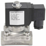 Électrovanne électrique à action directe à deux voies normalement fermée Elephant VS2W-201V-NC VITON 24V, matériau du corps - acier inoxydable AISI 304, joint - Viton
