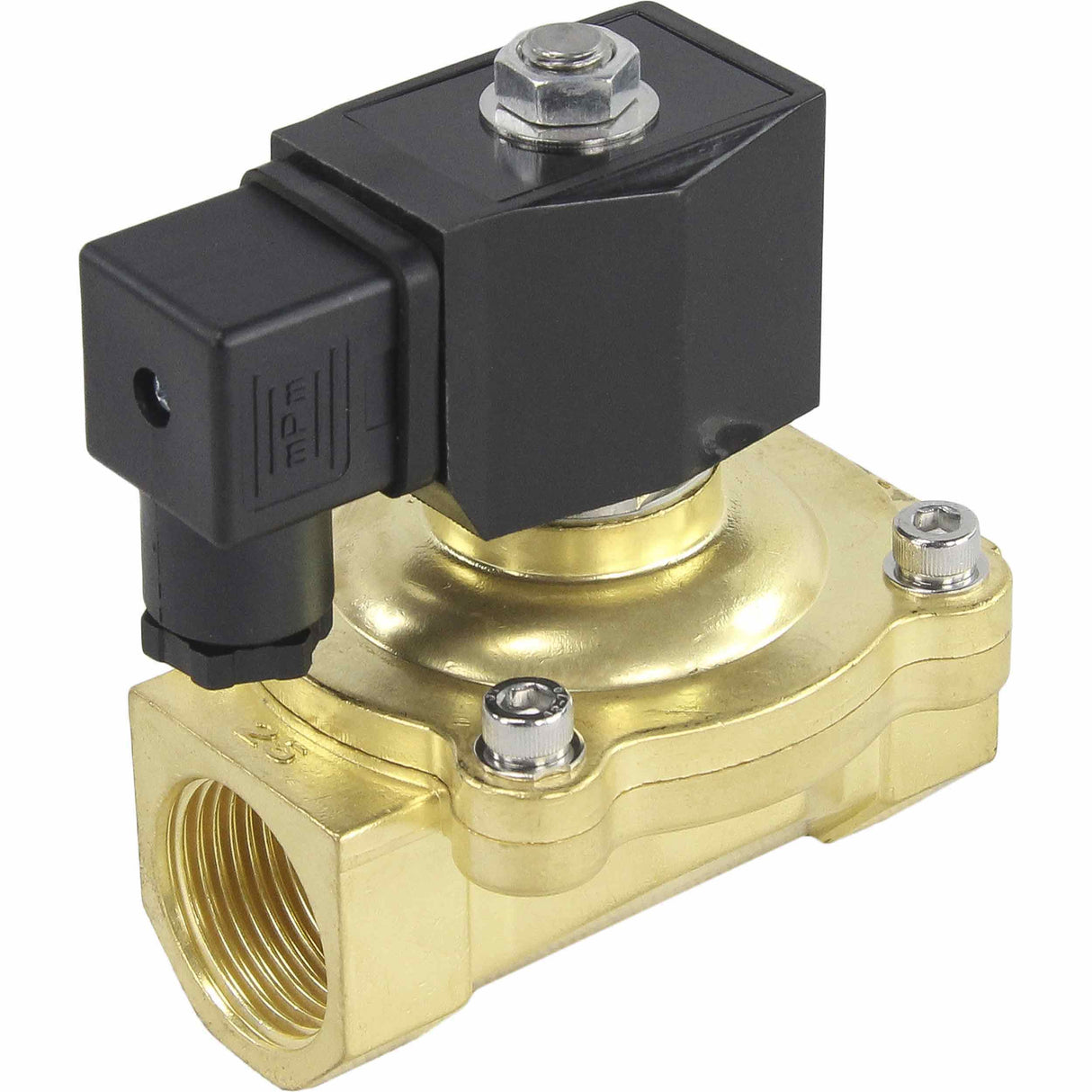 Électrovanne électrique à action directe à deux voies normalement fermée Elephant VS2W-200E-NC EPDM 24V, matériau du corps - laiton, joint - EPDM