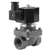 Électrovanne électrique à deux voies à action indirecte normalement fermée Elephant DHF21-CP-НЗ VITON G 24V, matériau du corps - PSP-Fire Resistant Line, joint - Viton