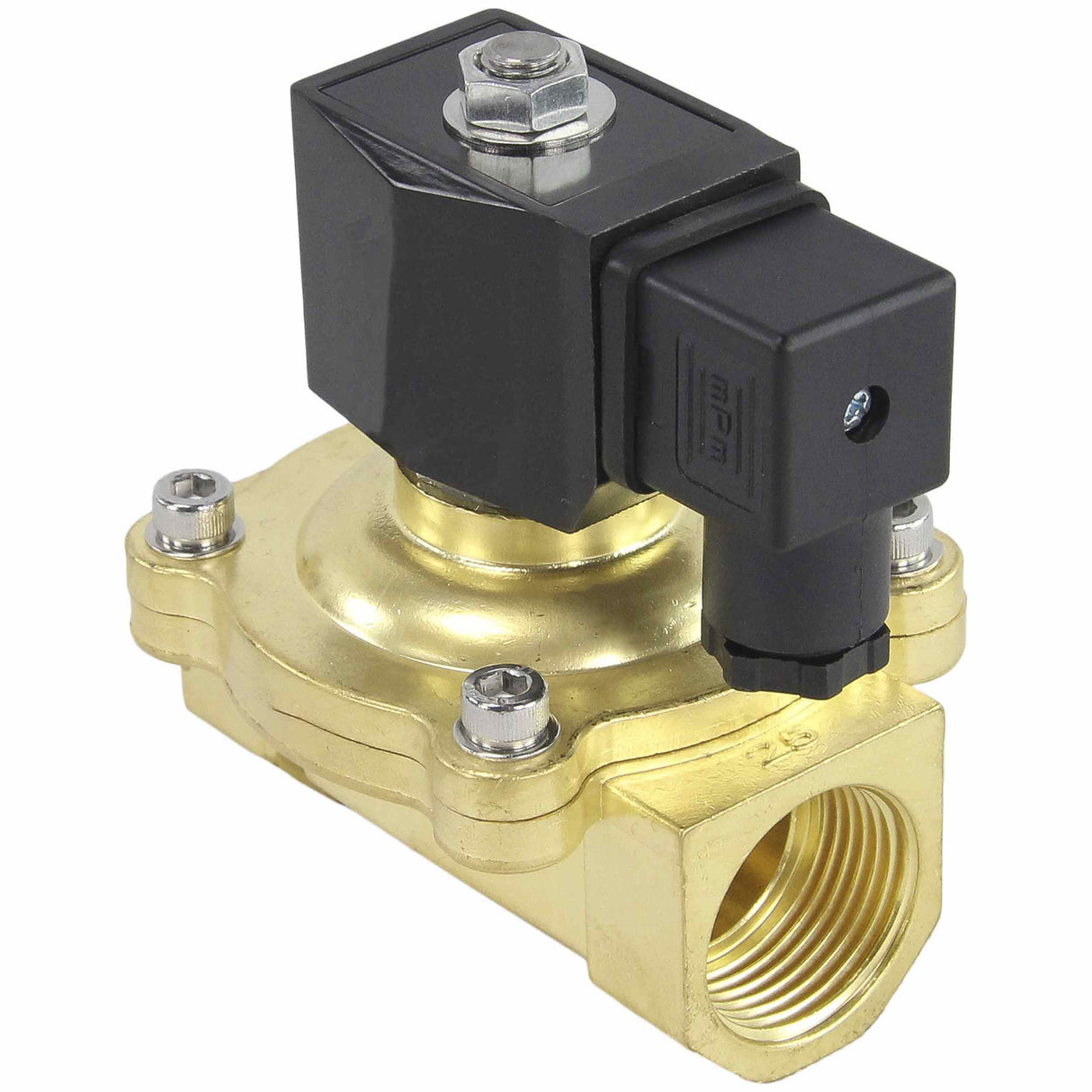 Électrovanne électrique à action directe à deux voies normalement fermée Elephant VS2W-200E-NC EPDM 24V, matériau du corps - laiton, joint - EPDM