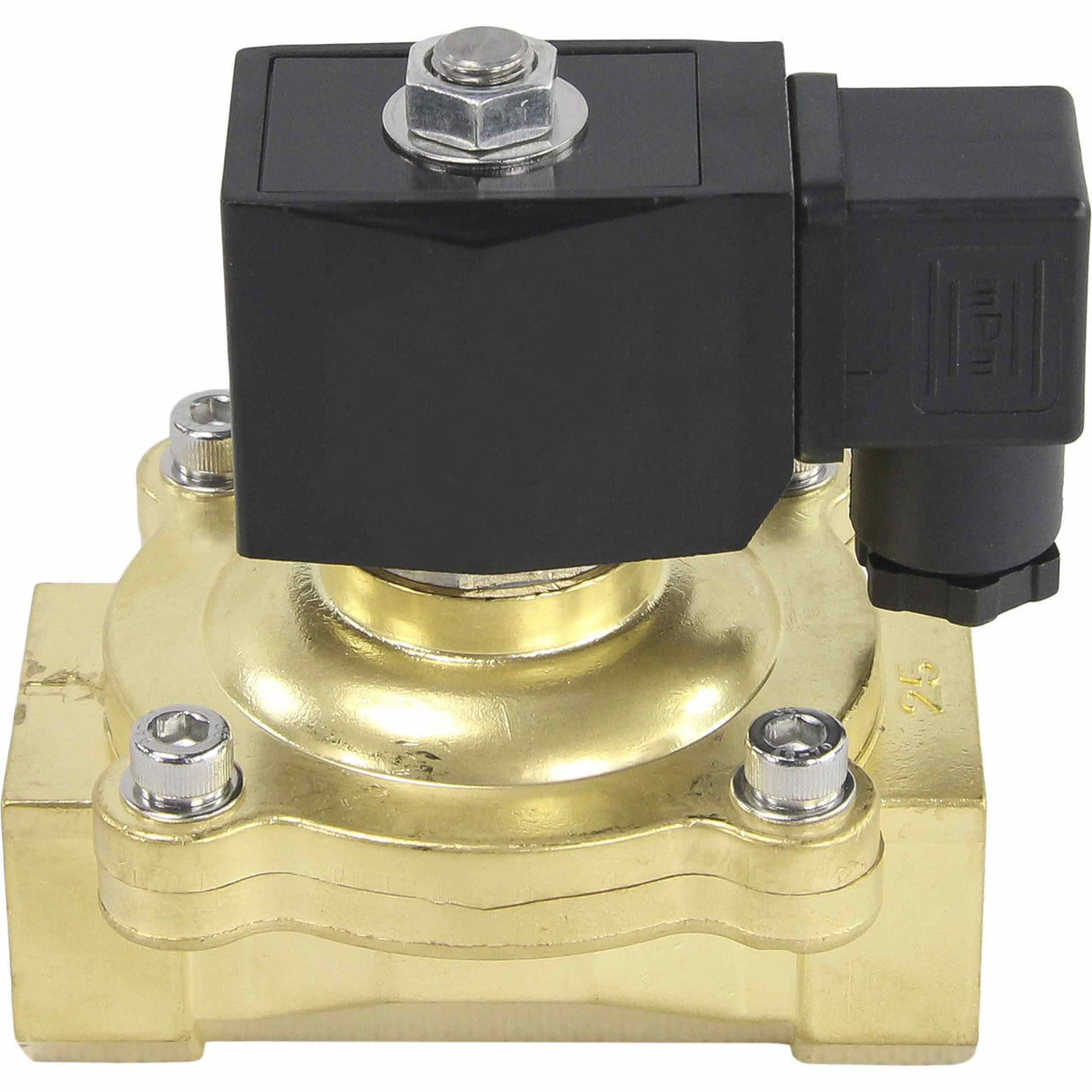 Électrovanne électrique à action directe à deux voies normalement fermée Elephant VS2W-200E-NC EPDM 24V, matériau du corps - laiton, joint - EPDM