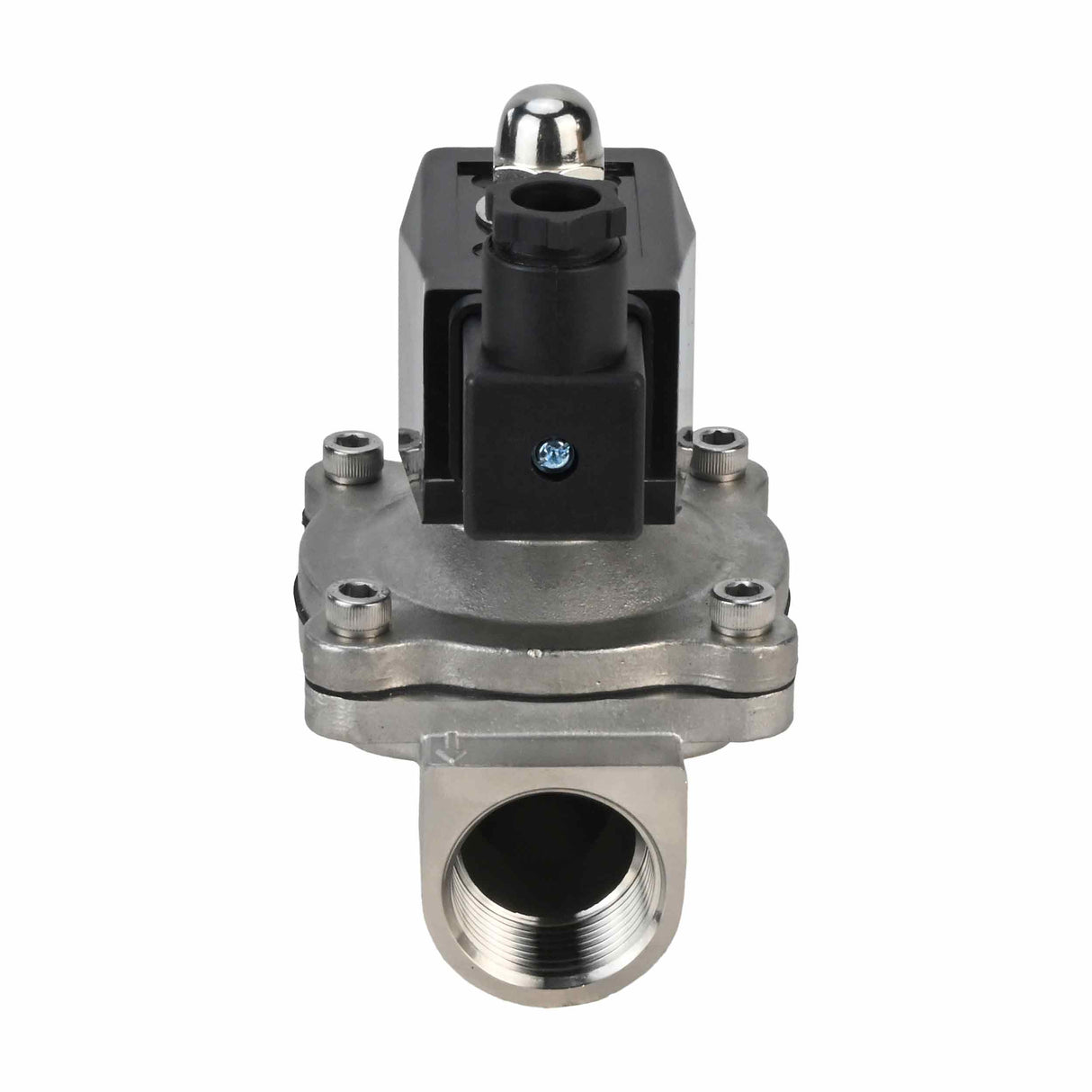 Électrovanne électrique à action directe à deux voies normalement fermée Elephant VS2W-301E-NC EPDM 24V, matériau du corps - acier inoxydable AISI 304, joint - EPDM