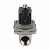 Électrovanne électrique à action directe à deux voies normalement fermée Elephant VS2W-301E-NC EPDM 24V, matériau du corps - acier inoxydable AISI 304, joint - EPDM