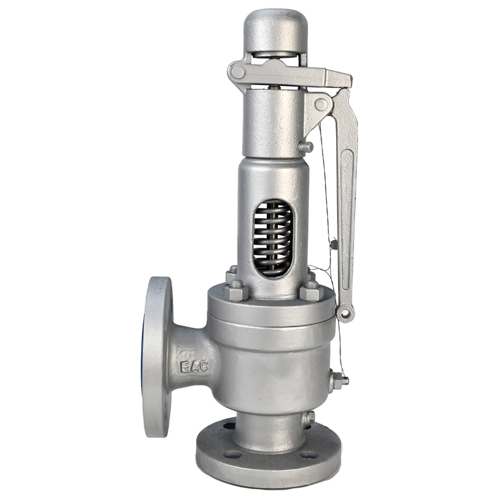 Soupape de sécurité à ressort Elephant SAFE 7001 8-10, matériau du corps - acier inoxydable WCB, matériau de l'élément de fermeture - acier inoxydable AISI 420, joint - METAL