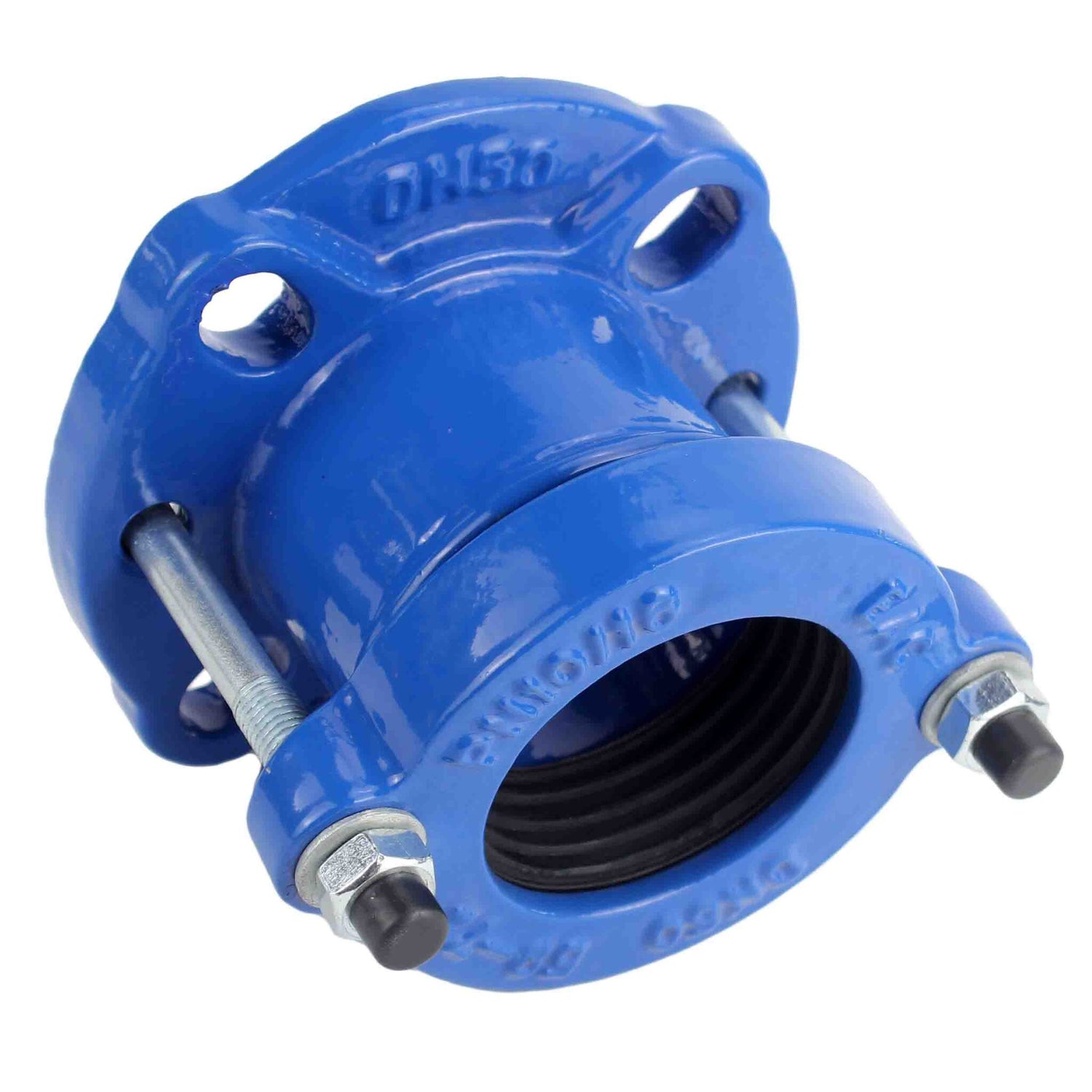 Adaptateur de bride Elephant chugun-pn10-16, matériau du corps - fonte GGG50, joint - PTFE