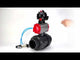 Ball valves Elephant BV4242E-FP-GRM-ISO, body material - UPVC, ball material - UPVC, seal - EPDM, with pneumatic actuator double action PA-DA, pneumatic distributor 4V320-08 220V and LSU APL-510N EX