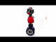 Vanne papillon d'eau Elephant WBV3EX-3431M-1W-F-ISO, matériau du corps - Acier au carbone, matériau du disque - Acier inoxydable AISI 304, joint - Métal, actionneur pneumatique PA-DA double action, BKV APL-510N EX