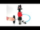Vannes à boisseau sphérique Elephant BV3131P(3pc)-FP-W-ISO-H LONG DN50-150 passage intégral, corps - acier inoxydable 304, à souder, avec actionneur pneumatique PA-DA, distributeur pneumatique 4V320-10 220V, réducteur MON, BKV APL-210N et BPV AFC2000