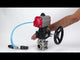 Ball valves Elephant BV3232P(3pc)-FP-W-ISO-H WDVF DN15-32 63 bar full bore, body - 316 stainless steel, seal - PTFE, for welding, with PA-DA pneumatic actuator, pneumatic distributor 4V320-10 220V, manual backup for MON