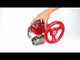Robinet à boisseau sphérique en acier inoxydable Elephant kshmp316-elephant-hgbf, matériau du corps - acier inoxydable AISI 316, matériau de la bille - acier inoxydable AISI 316, joint - PTFE, à engrenage