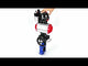 Vanne papillon d'eau Elephant WBV1616N-2W-Fb-H, matériau du corps - fonte QT450, matériau du disque - fonte QT450, joint - NBR, actionneur pneumatique PA-DA double action, 4M310-08 220V, BKV APL-510N EX, volant MON, BPV AFC2000