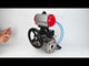 Ball valves Elephant BV3232P(4pc)-FP-3WL-F-ISO-H 16 bar full bore, flanged, body - stainless steel SS316, ISO flange F03/F04-F10/F12, square 9x9-19x19, with pneumatic drive PA-DA, pneumatic distributor 4V320-10 220V and Doubler MON3-700-T38-I