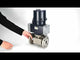 Ball valves Elephant BV3232P(4pc)-FP-3WL-F-ISO-H full bore, three-way, flanged, body - SS316 stainless steel, seal - PTFE, with electric quarter turn actuator Elephant QTSA-N-EM-O0-220VAC