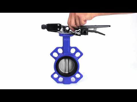 Water Butterfly Valve Elephant WCB-316L-EPDM body material - Carbon steel WCB, disk material - Stainless steel aisi 316l, seal - EPDM with handle, two limit switches LS-103 250V and a bracket for mounting limit switches