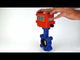 Vanne papillon d'eau Elephant WBV1616E-2W-Fb-H, matériau du corps - fonte QT450, matériau du disque - fonte QT450, joint - EPDM, actionneur électrique QT-N-EM-O1-220VAC-U1 MINI 220V