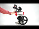 Robinets à boisseau sphérique Elephant BV3232P(3pc)-FP-W-ISO-H LONG DN50-150 passage intégral, corps - acier inoxydable 316, à souder, avec actionneur pneumatique PA-DA, distributeur pneumatique 4M310-08 220V, réducteur MON, BKV APL-210N et BPV AFC2000