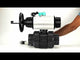 Ball valves Elephant BV4242E-FP-GRM-ISO, body material - UPVC, ball material - UPVC, seal - EPDM, with pneumatic actuator double action PA-DA-105-1, pneumatic distributor 4V320-10 220V and magnetic switch ALS200D