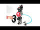 Vannes à boisseau sphérique Elephant BV3131P(3pc)-FP-W-ISO-H LONG DN50-150 passage intégral, corps - acier inoxydable 304, à souder, avec actionneur pneumatique PA-DA, distributeur pneumatique 4V320-08 220V, réducteur MON, BKV APL-210N et BPV AFC2000