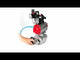 Ball valves Elephant BV3232P(4pc)-SP-3WL-T-ISO-H,  body material - Stainless steel AISI 316, seal - PTFE / PTFE / Teflon, with pneumatic actuator double action PA-DA, 4V320-10 220V, LSU APL-210N, ATU AFC2000