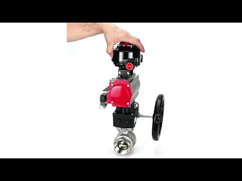Ball valves Elephant BV3232P(2pc)-FP-T-ISO-H threaded, full bore, stainless steel body. steel SS316, seal - PTFE, with pneumatic drive Elephant PA-DA 052-105 pneumatic distributor 4M310-08 24V gearbox MON LSU APL-510N-EX