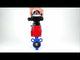 Vanne papillon d'eau Elephant al-316l-epdm-elephant-sa-apl210n, matériau du corps - alliage d'aluminium, matériau du disque - acier inoxydable AISI 316L, joint - EPDM, actionné par actionneur pneumatique