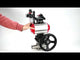 Vannes à boisseau sphérique Elephant BV3131P(3pc)-FP-W-ISO-H LONG DN50-150 passage intégral, corps - acier inoxydable 304, à souder, avec actionneur pneumatique PA-DA, distributeur pneumatique 4M310-08 24V, réducteur MON, BKV APL-210N et BPV AFC2000