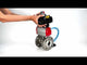 Ball valves Elephant BV3232P(2pc)-FP-F-ISO-H, full bore flanged, stainless steel SS316, seal - PTFE, with pneumatic actuator PA-SA with return springs, with pneumatic distributor 4V320-10 220V, with LSU APL-410N EX